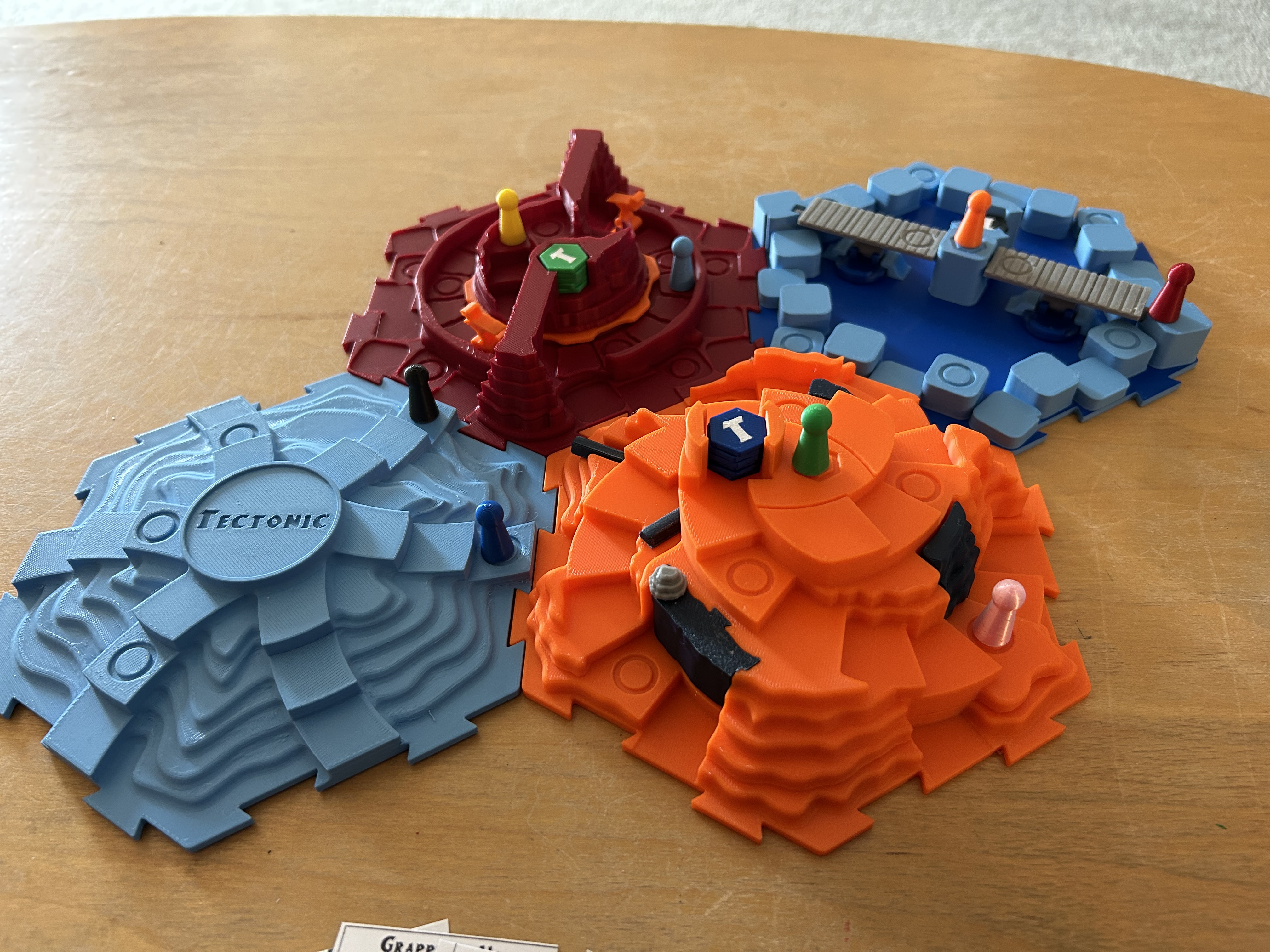 Tectonic - 3D Printed Adventure Boardgame