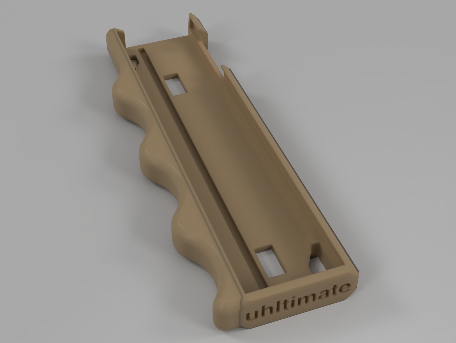 Ergonomic Handle for OTF Fidget Knife