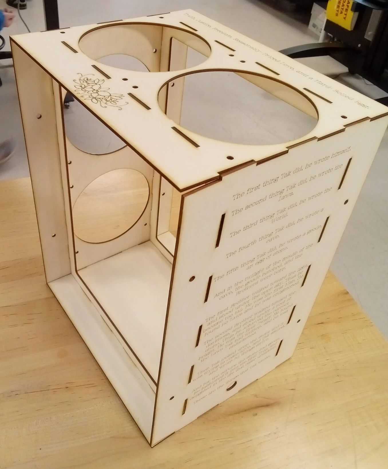 Laser-cut Corsi-Rosenthal box