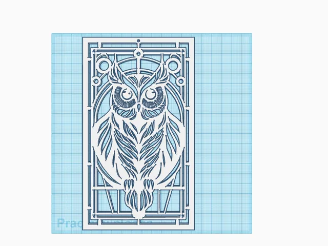 Meshy owl