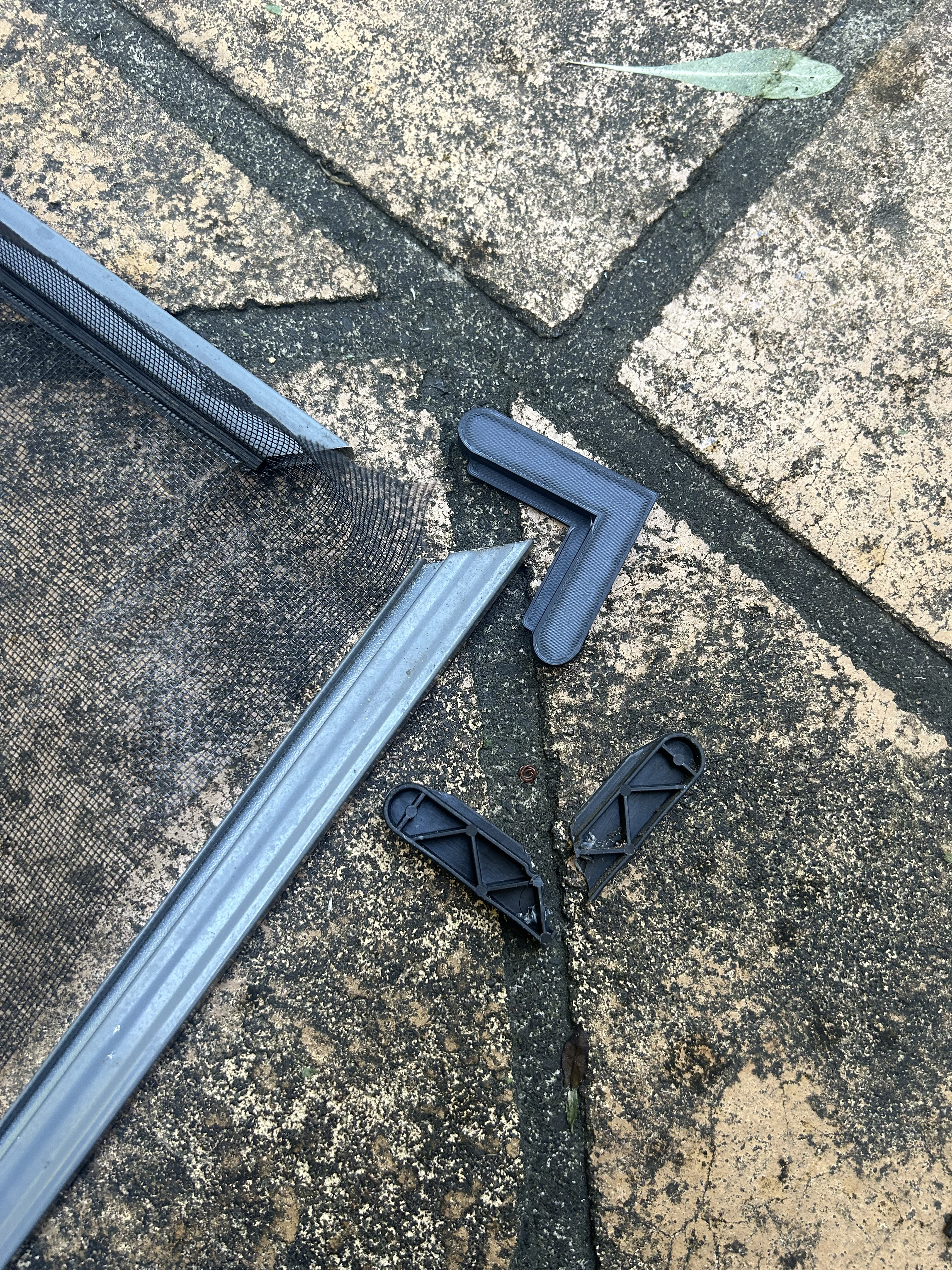 Fly Screen Corner Bracket