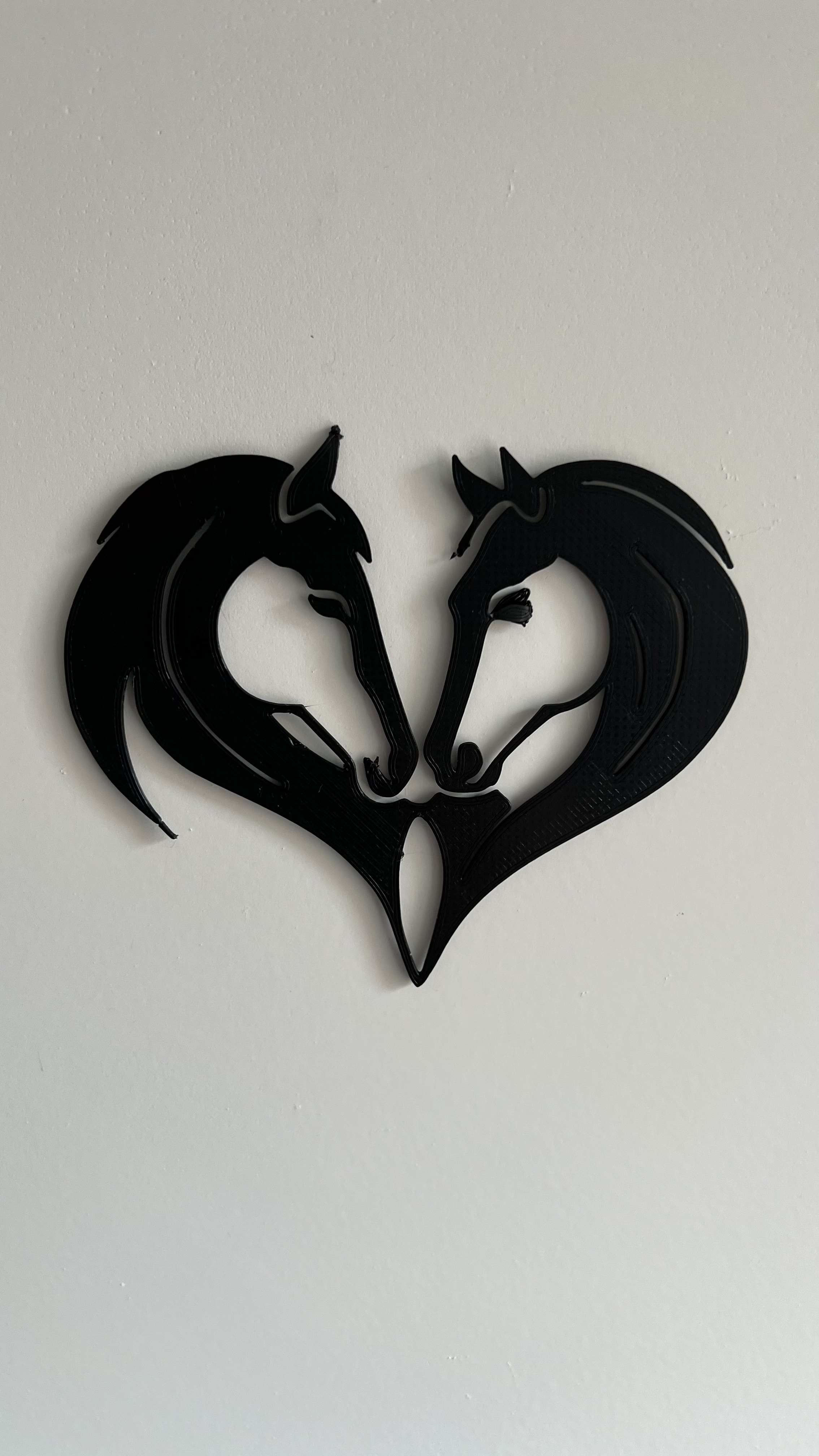 Horses Heart Wall Art #1