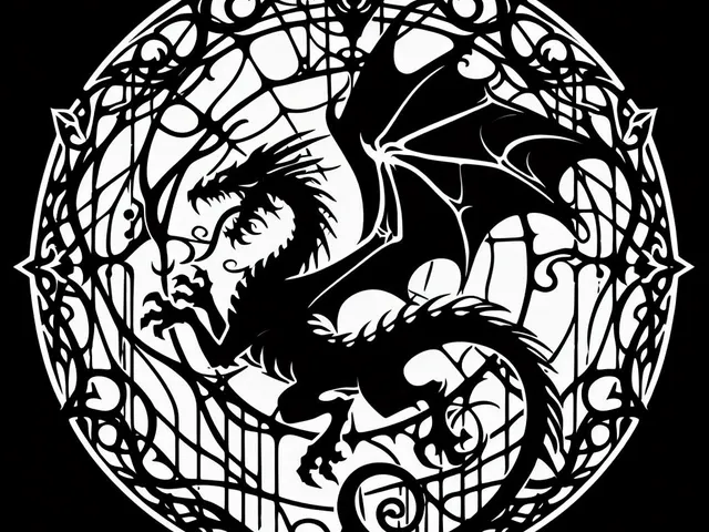 Dragon wallart