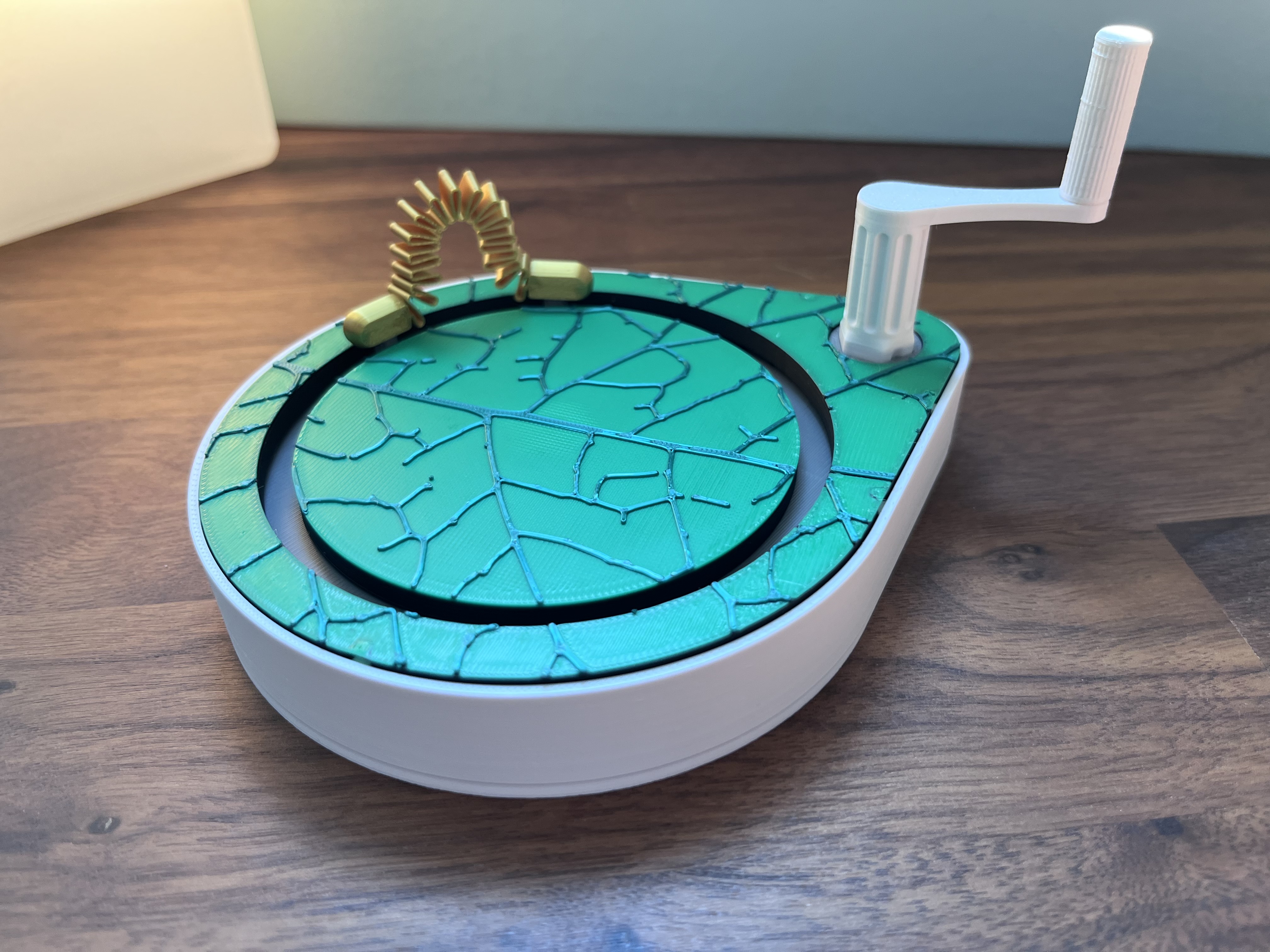 Inchworm Caterpillar Automaton 3D model thumbnail