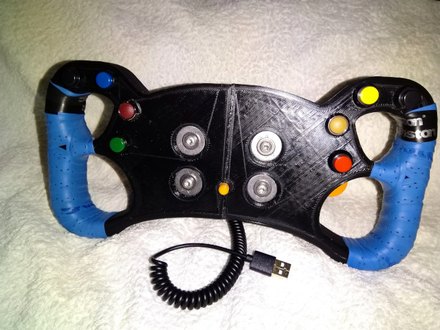 Formula Style Steering Wheel for Sim Racing