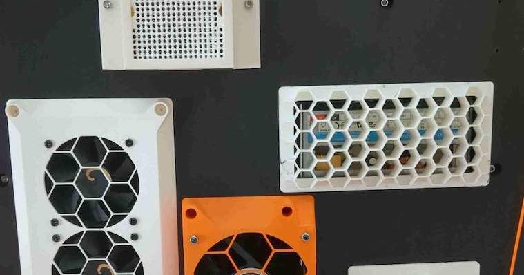 Qidi Q1 pro backpanel ventilation V2 von rio | Kostenloses STL-Modell ...