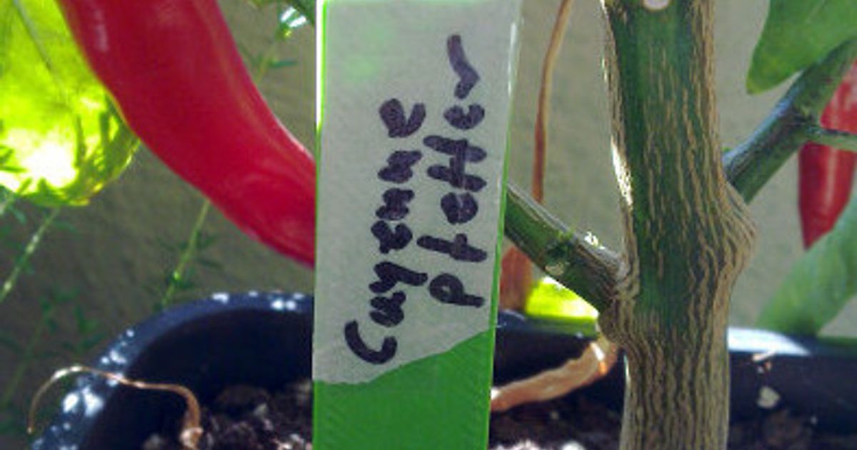 Plant Label Holder by Mirko Download free STL model