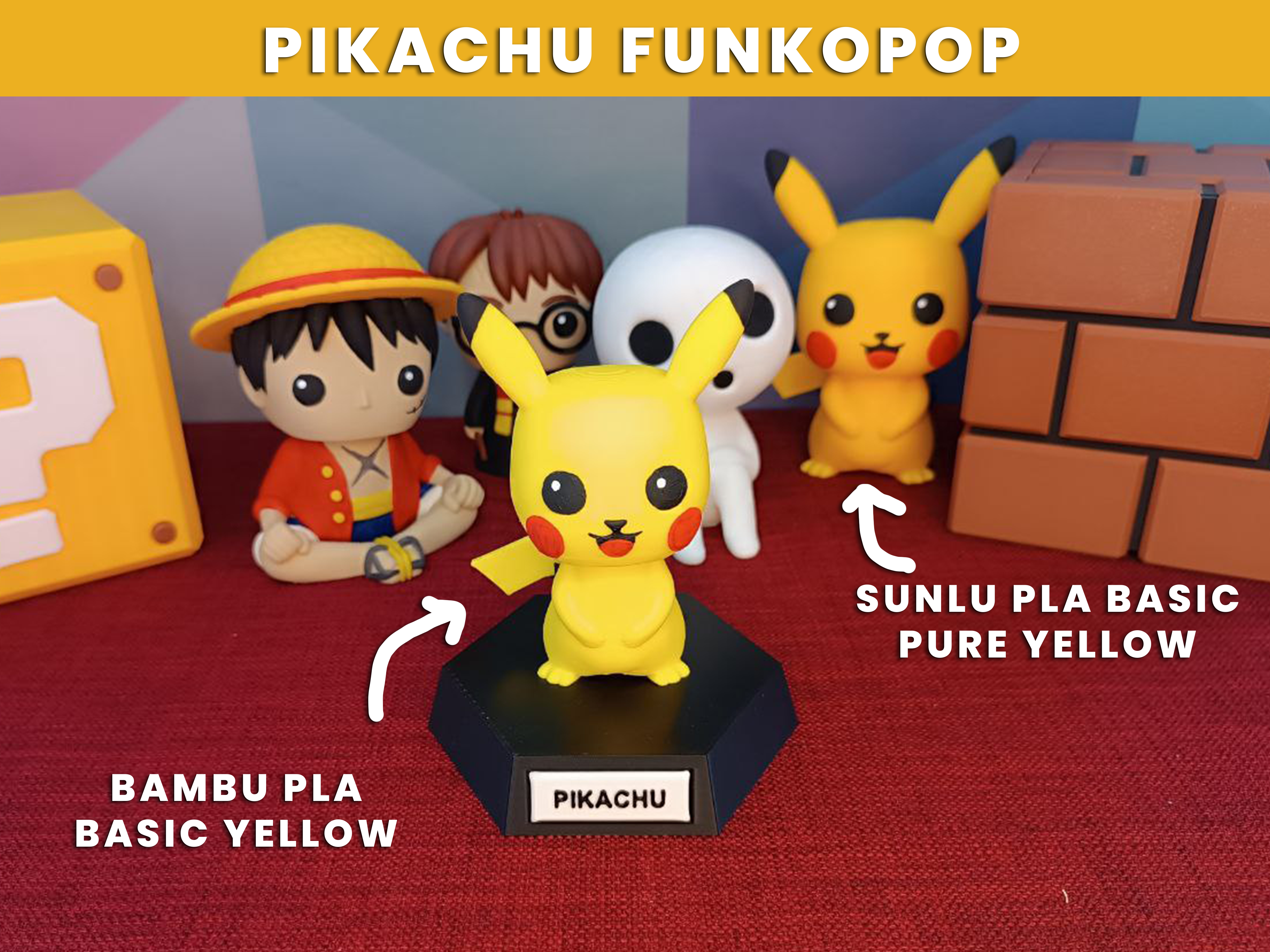 Pikachu Funko Pop! by Valeria Momo | Download free STL model |  Printables.com