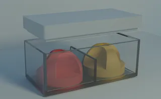 Case for 45 adapters