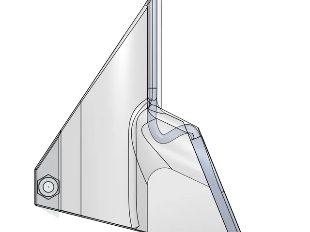 Phone Qi charger mount for 40mm pole