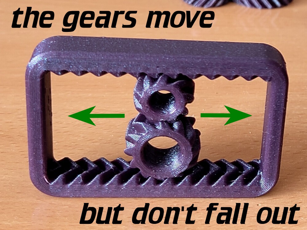 gear rail fidget thing by DrJones | Download free STL model ...