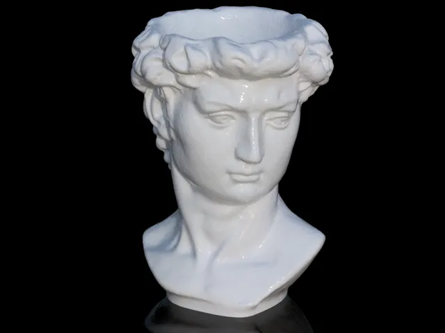 Flowerpot bust ancient greek/roman