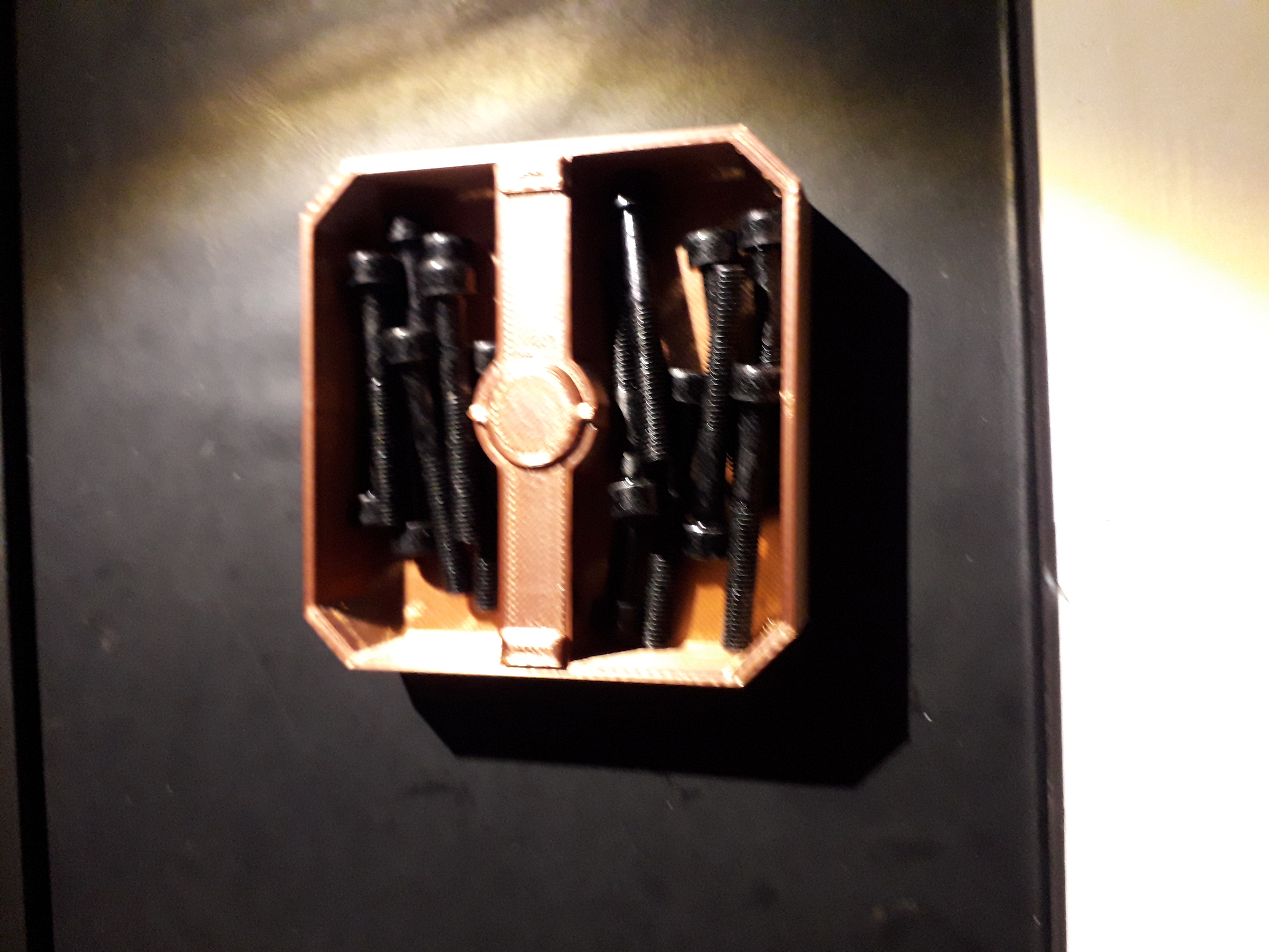 Stackable Screw Box with 2 compartments