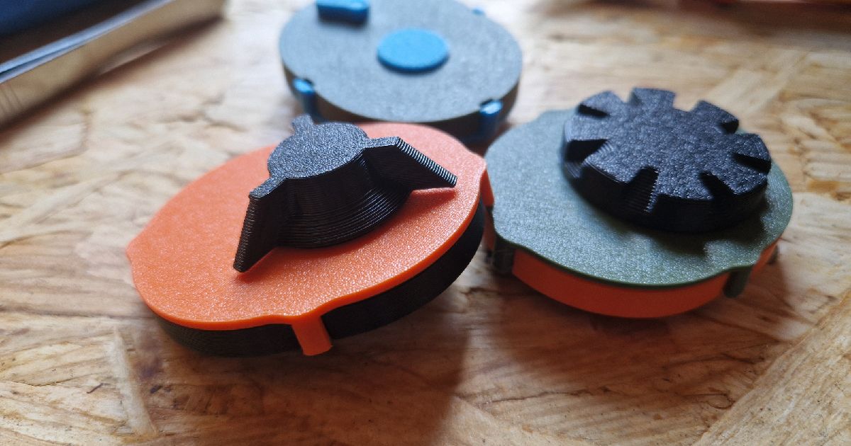 Ratchet wrench fidget by Kris 200 Download free STL model