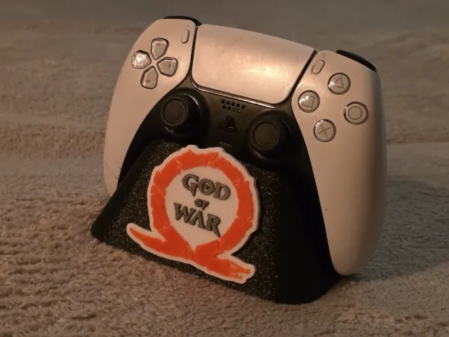 God of War PS5 dualsense controller stand