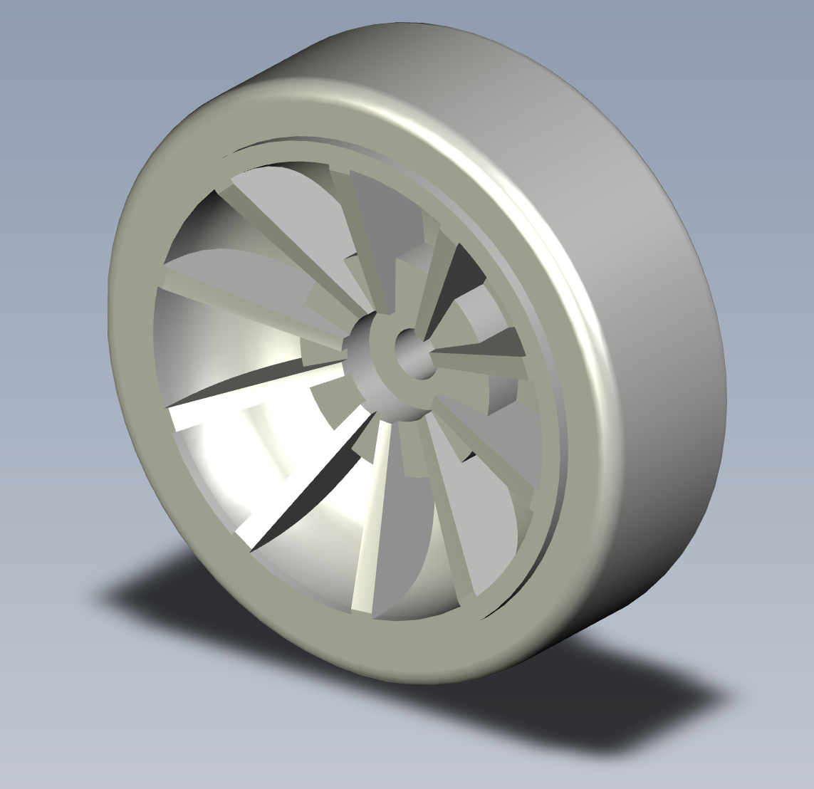 Bobby Car wheel with 608 ball bearing