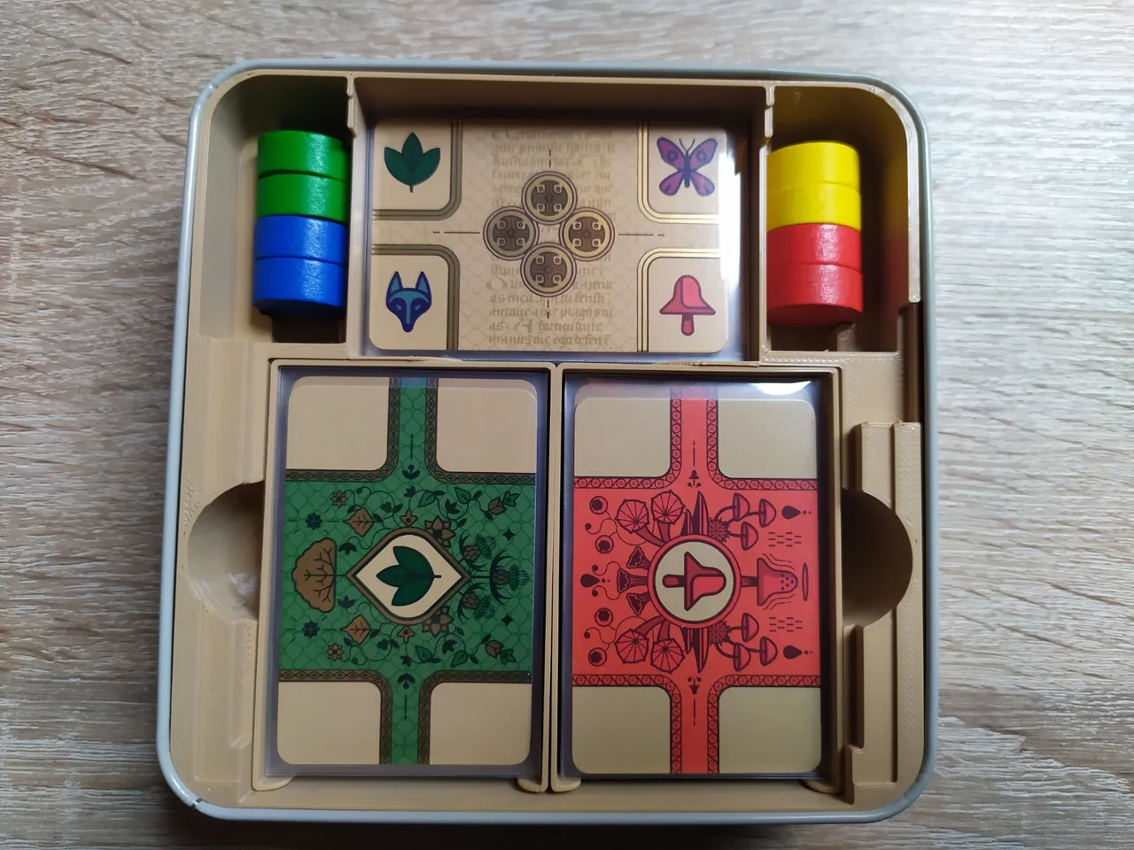 Codex Naturalis insert for sleeved cards (Diamond sleeves) by