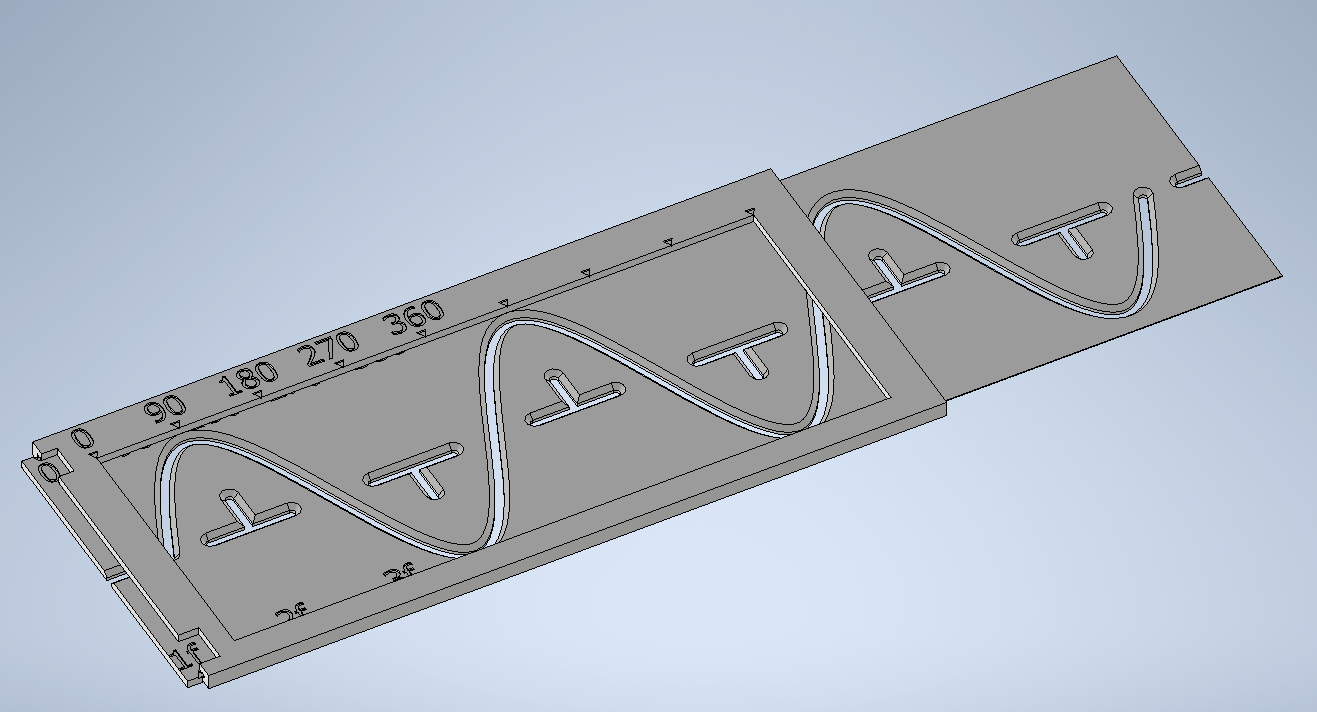 sin() stencil, 3-phase by archimedes2002 | Download free STL model ...