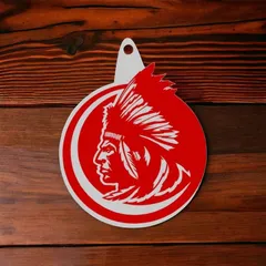 Indian Keychain by Kiona | Download free STL model | Printables.com