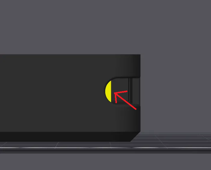 Xtouch split back board cover (remixed, stylus clearance) 3D model thumbnail