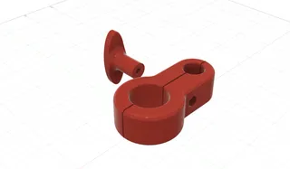 Antenna Clamp for RV Ladder