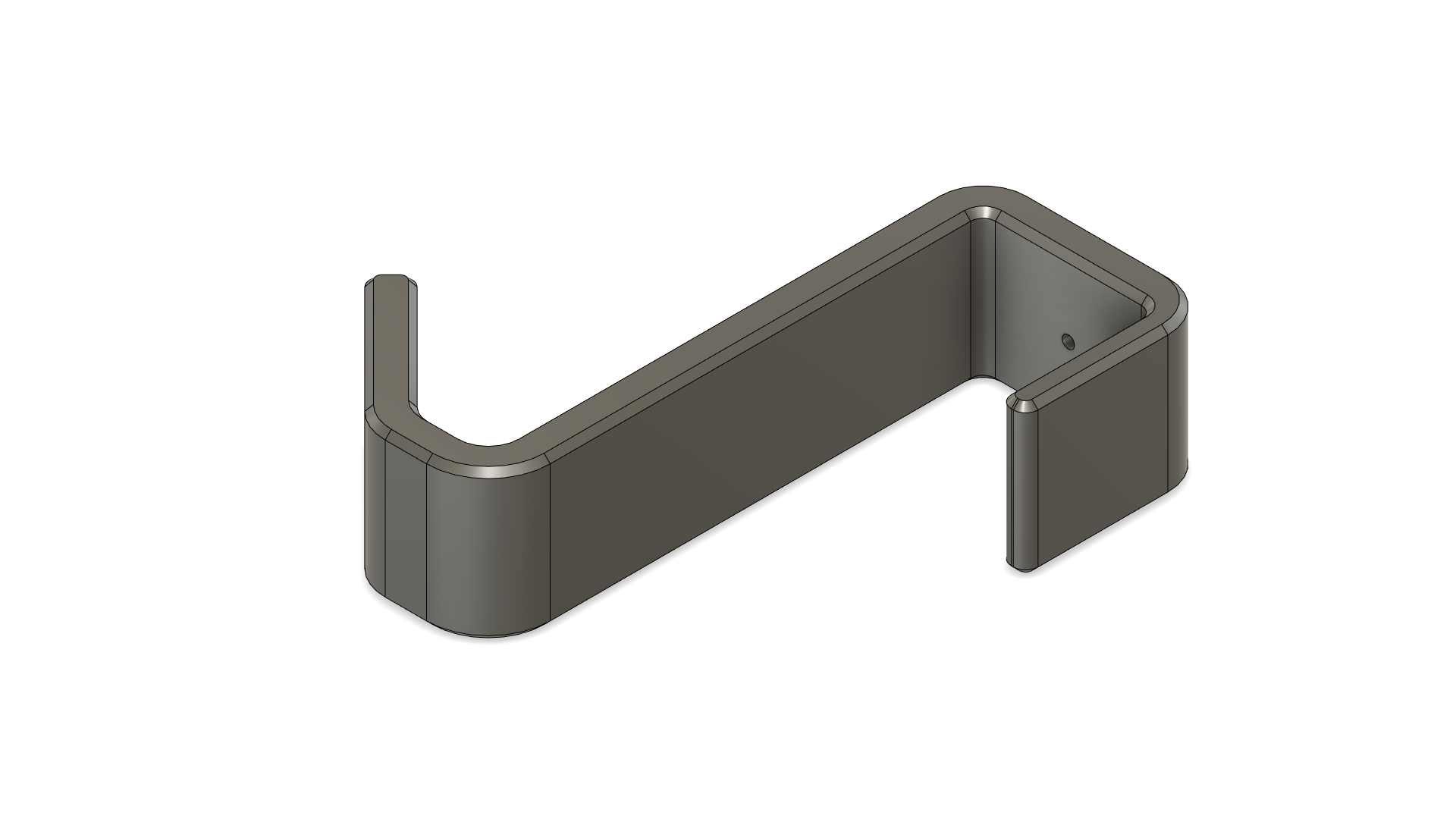 Miniatura 2 do modelo 3D Simple and Strong Door Hook