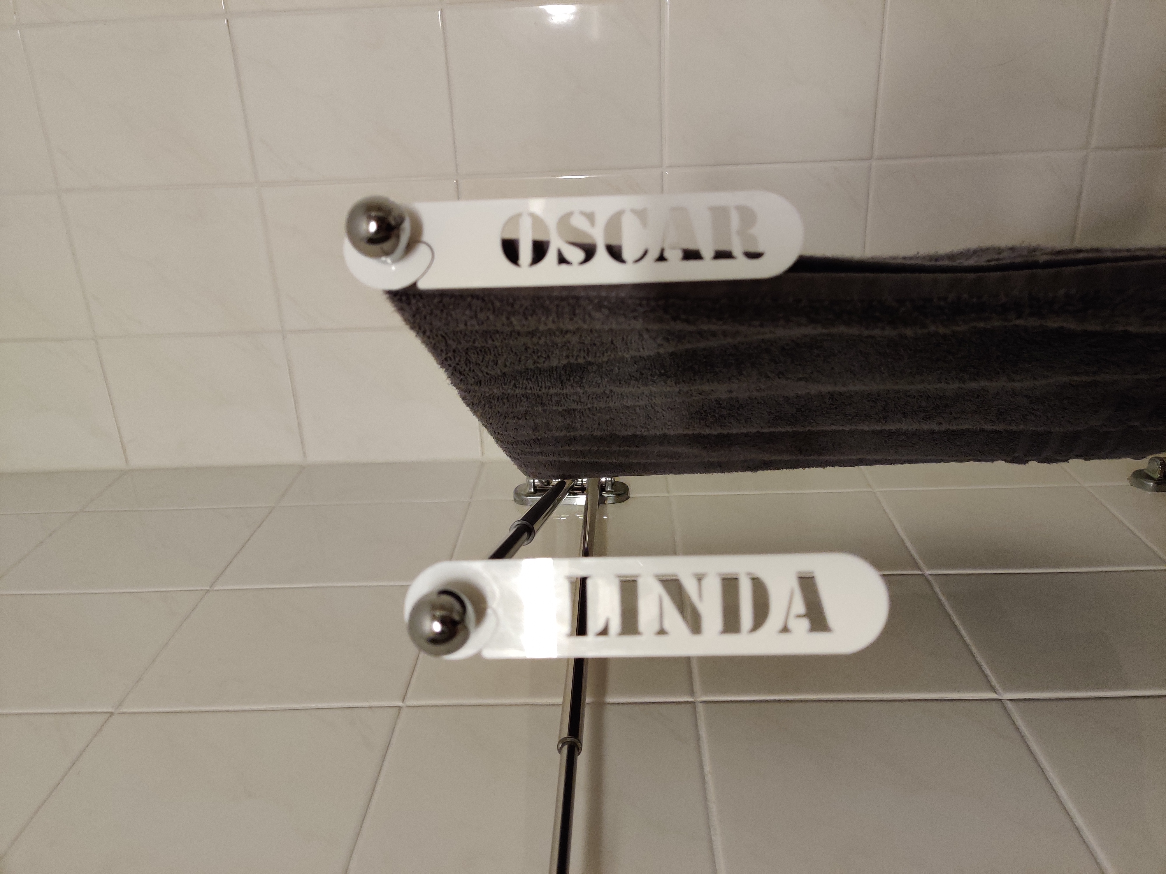 Parametric Towel/Clothing Tag and Stencil