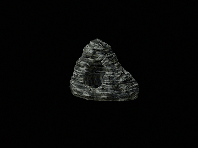 Aquarium / terrarium decoration mountain 1