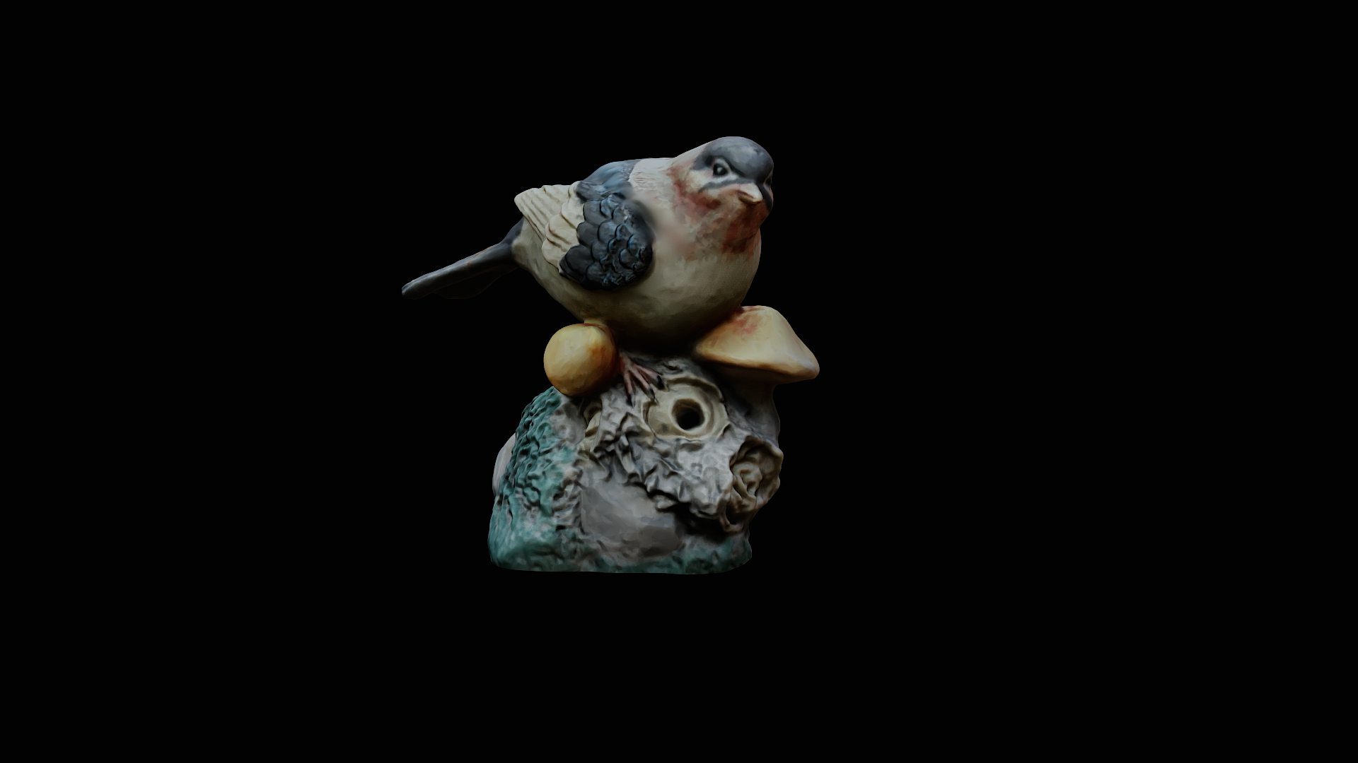 Bird sculpture decoration