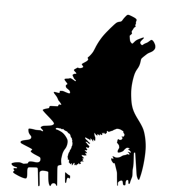 Godzilla Wall art by Jura Švébiš | Download free STL model | Printables.com