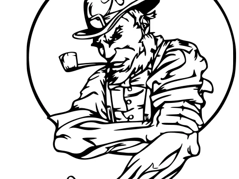 Irish Muscle Grampa Wall Art