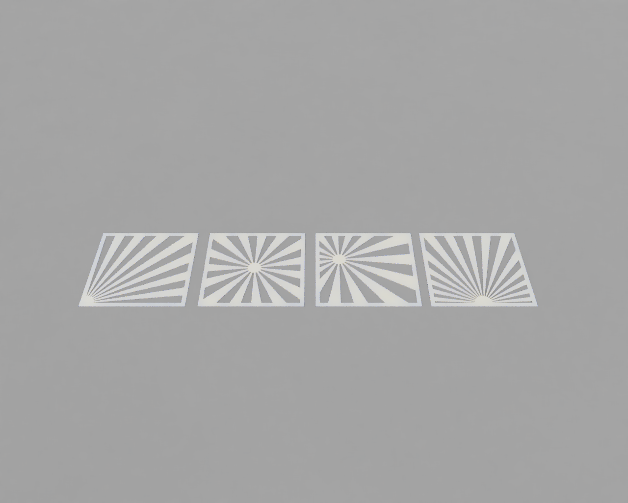 Sun Ray Stencil Variety Pack by Jadencarr19 | Download free STL model ...