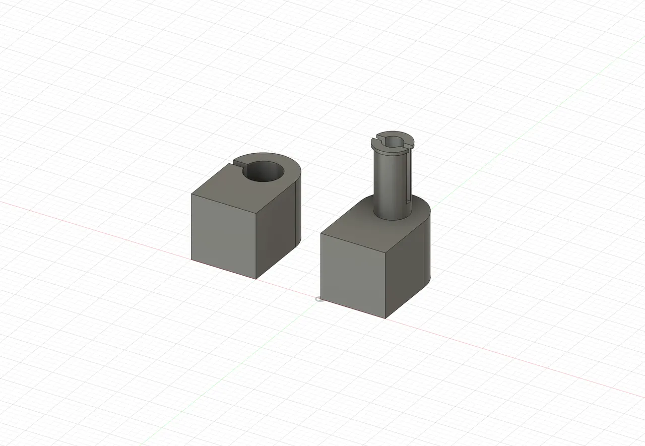 LEGO Style Hinge by Jerry Wzc | Download free STL model | Printables.com