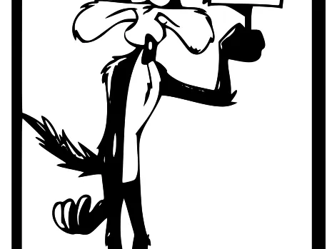 Wile E. Coyote and Road Runner Wall Art
