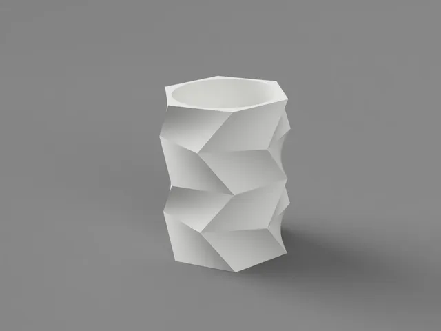 Vase low-poly