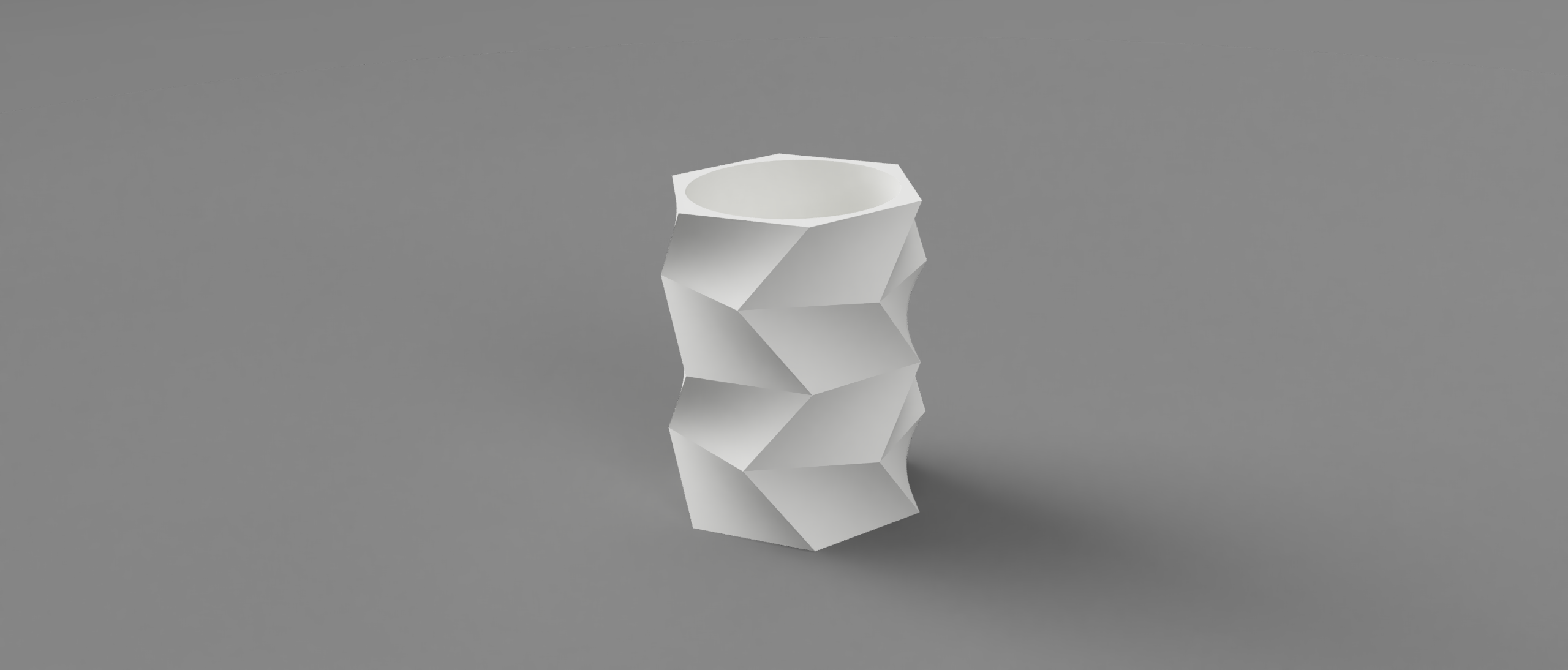 Vase low-poly
