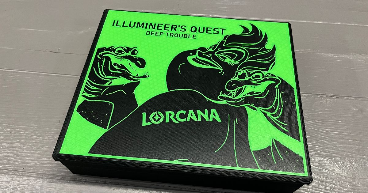 Lorcana Illumineers Quest Box Deep Trouble Autorstwa Dre Wizard Pobierz Darmowy Model Stl