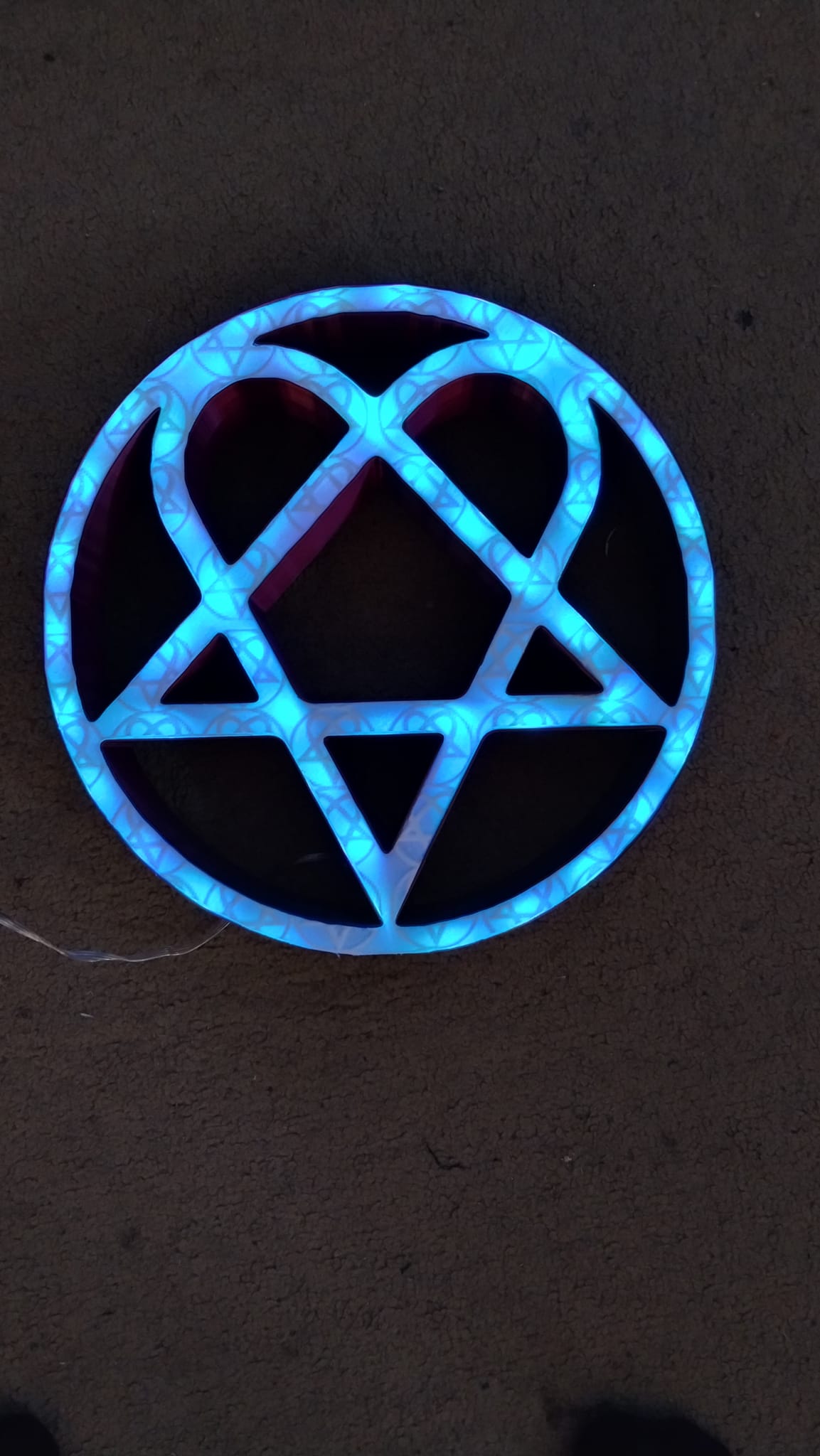 Miniatura 2 do modelo 3D Heartagram Light Box