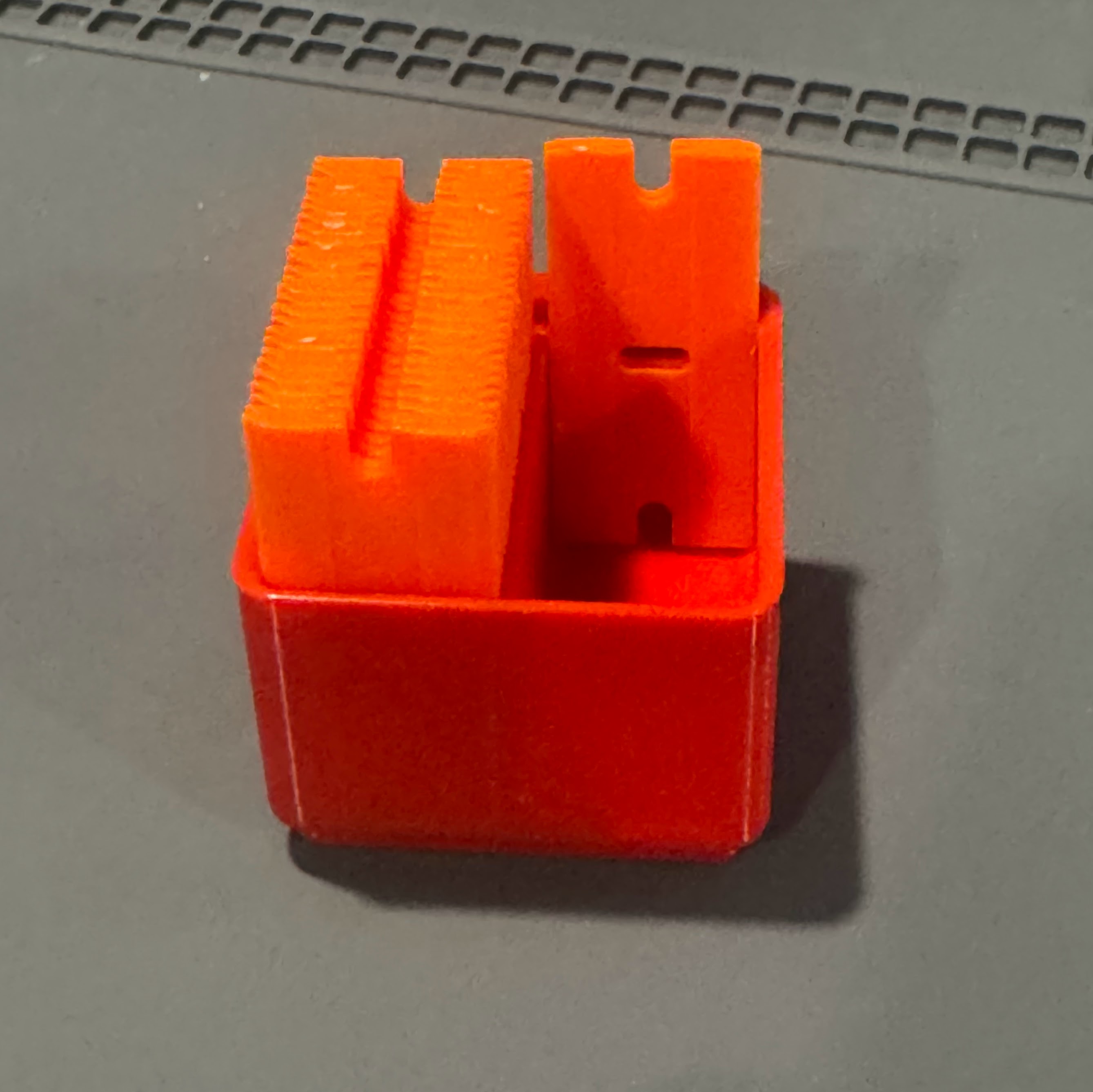 Gridfinity Plastic Razorblade Holder