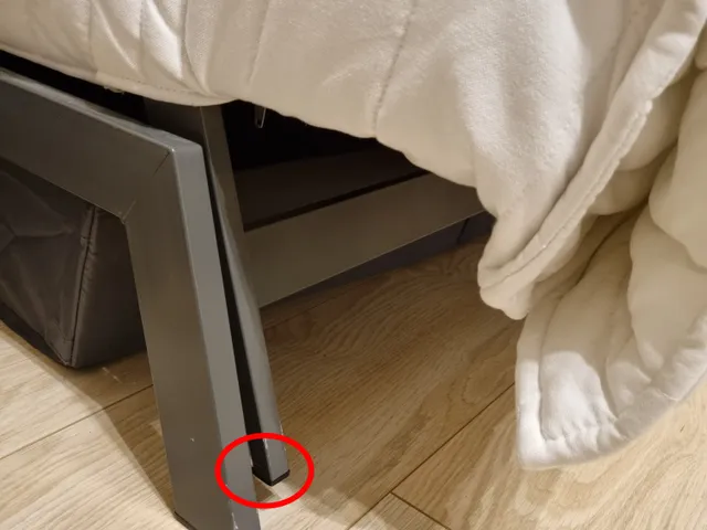 IKEA Karlaby sofa bed leg end cap