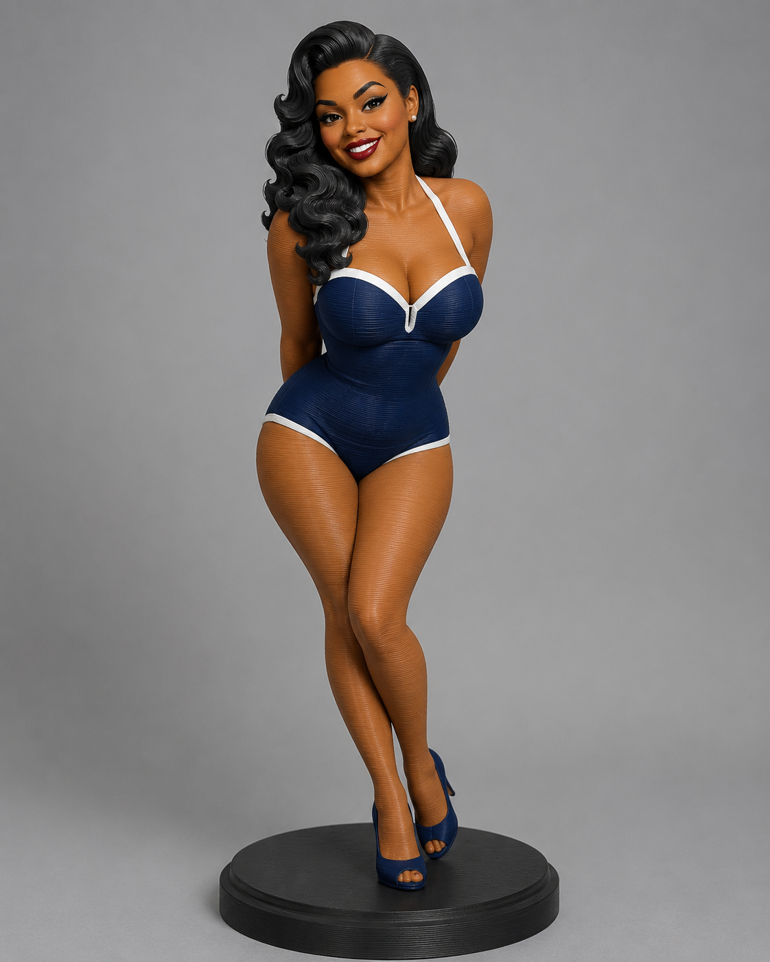 Afro Girl PinUp