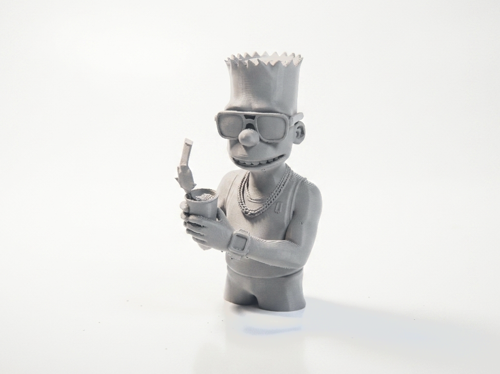 Bart Simpson Bust Cartoon Character 3D Printable