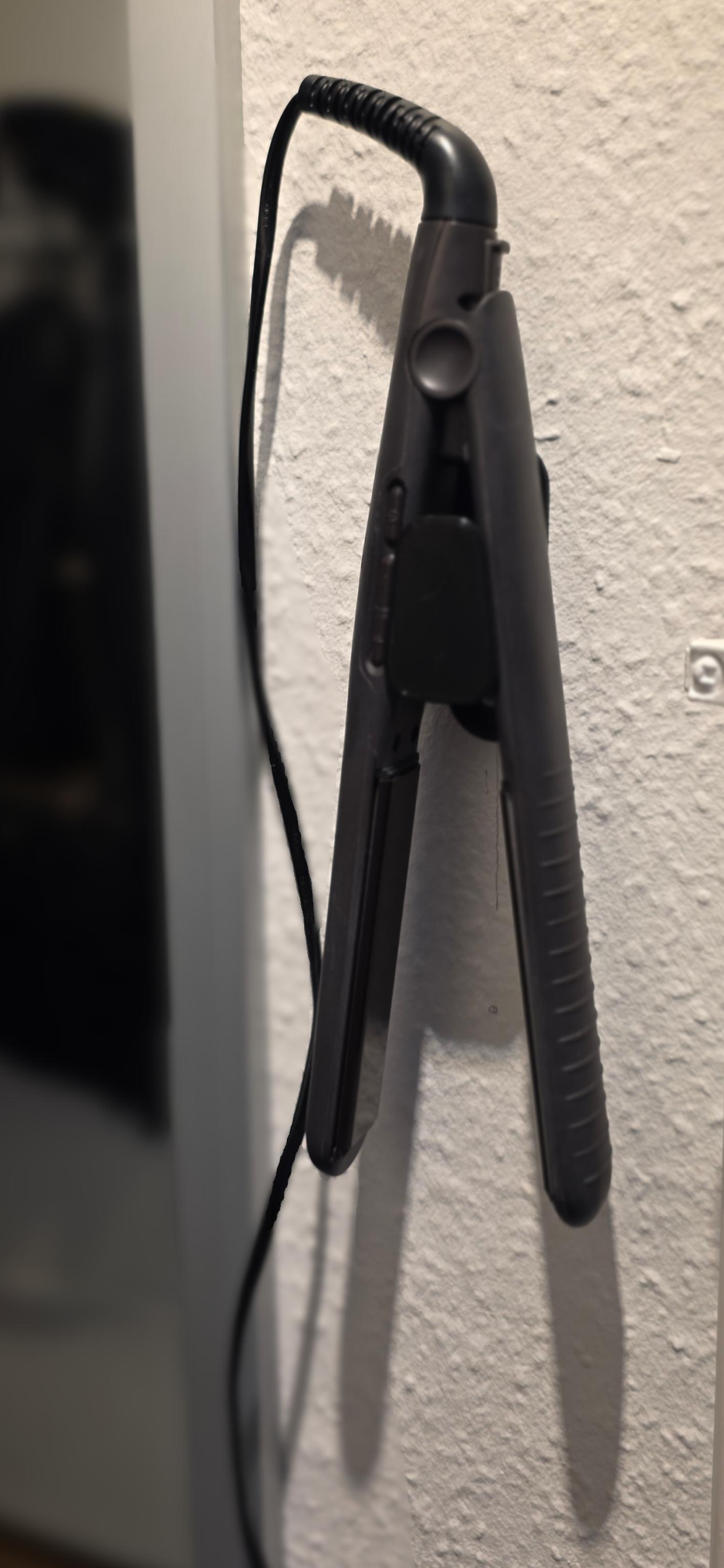 Modular Hair Straightener Holder and Wall Heat Shield