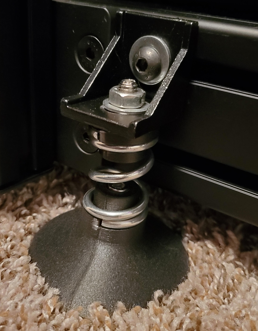 Sim Rig vibration isolator mounts