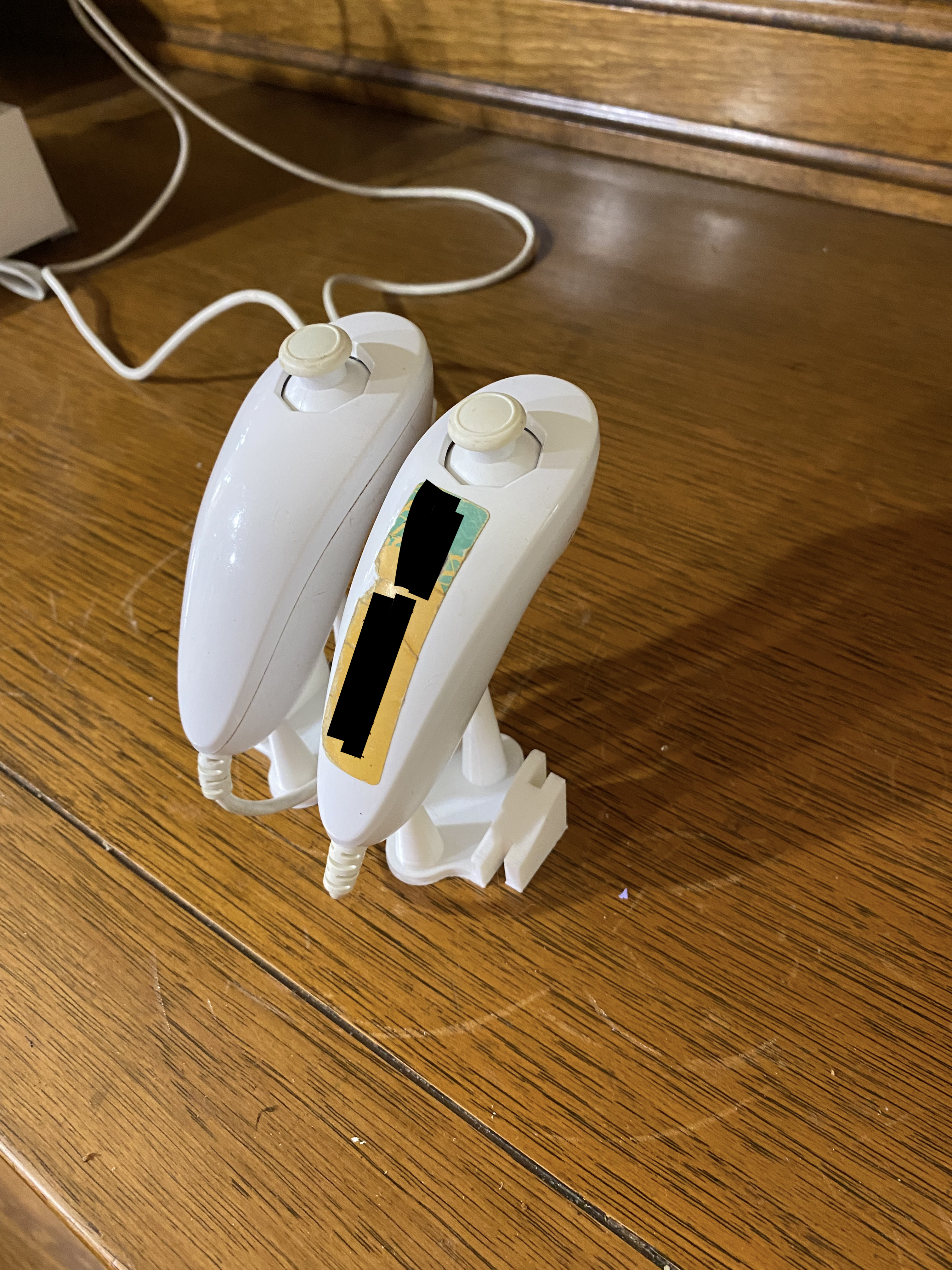 Wii nunchuck stand