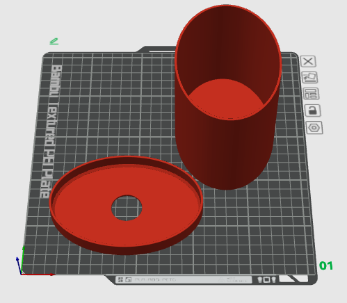 Toilet paper case (ellipse shape)