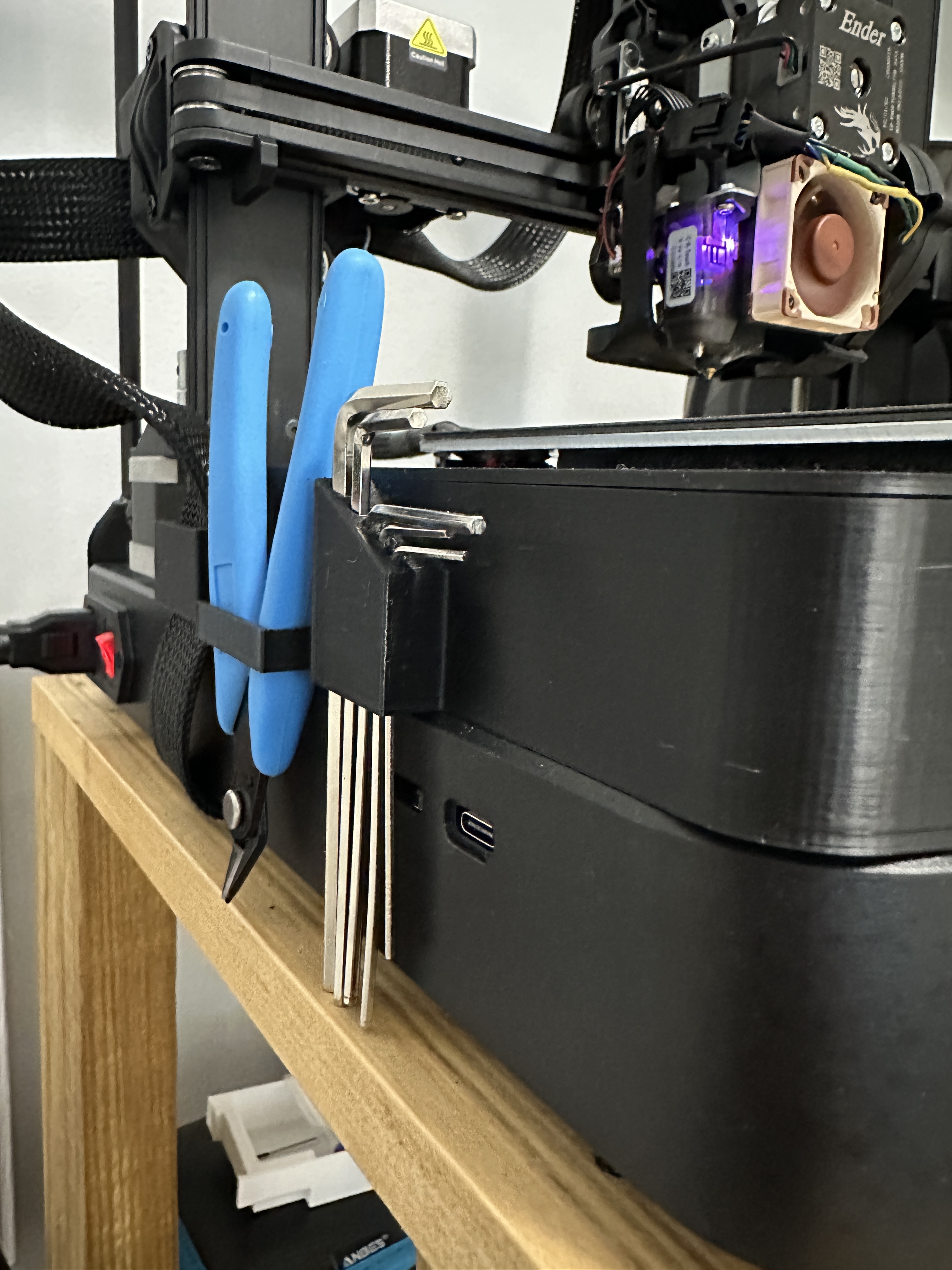Ender 3 v3 KE / SE removable bin REMIX