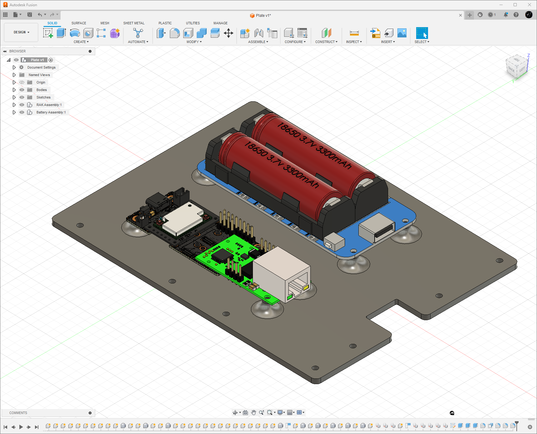 Meshtastic Nebra IP67 mounting plate by subdivo | Download free STL ...