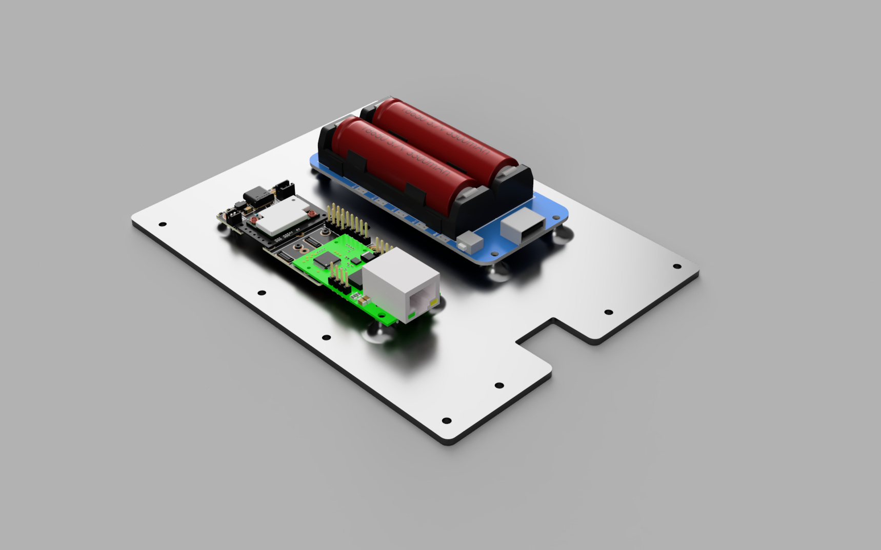 Meshtastic Nebra IP67 mounting plate by subdivo | Download free STL ...