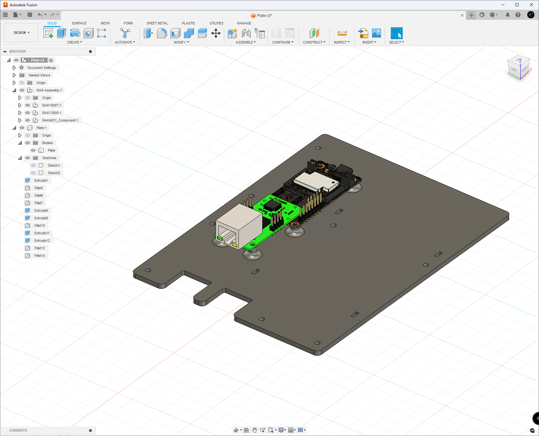 Meshtastic Nebra IP67 mounting plate by subdivo | Download free STL ...